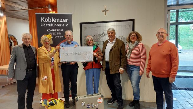 WGFT 2026 Spendenübergabe an Koblenzer Klinik Clowns
